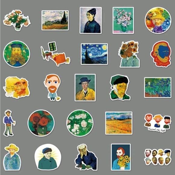 Vincent Van Gogh Stickers - Picture 2 of 5